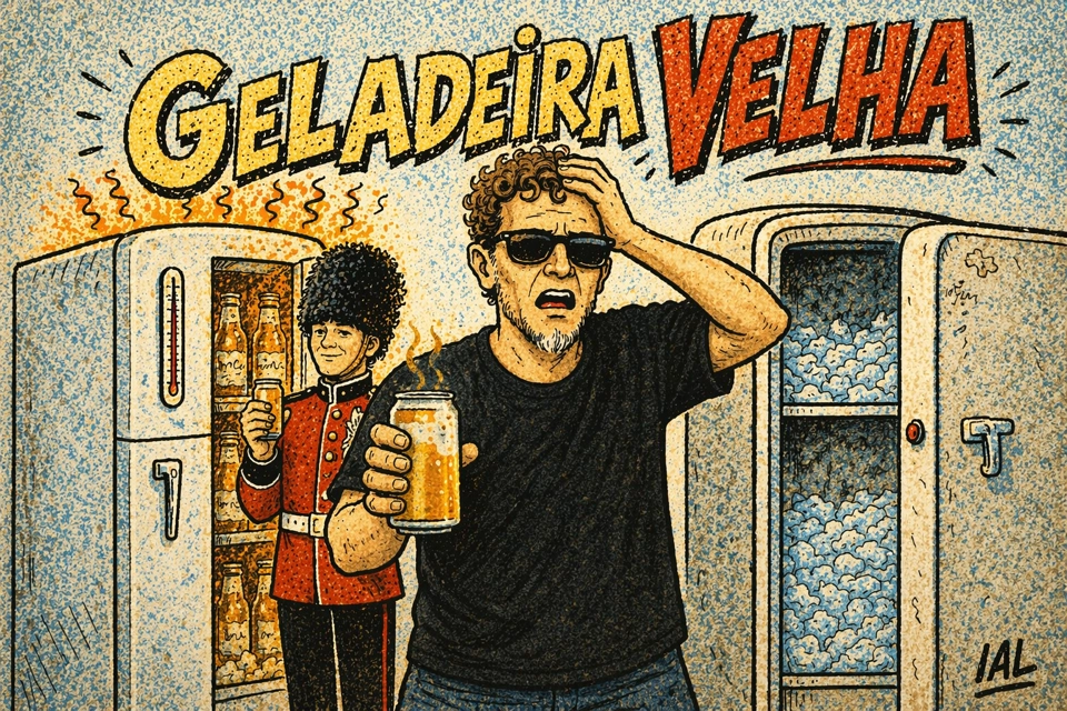 Arte de Geladeira Velha